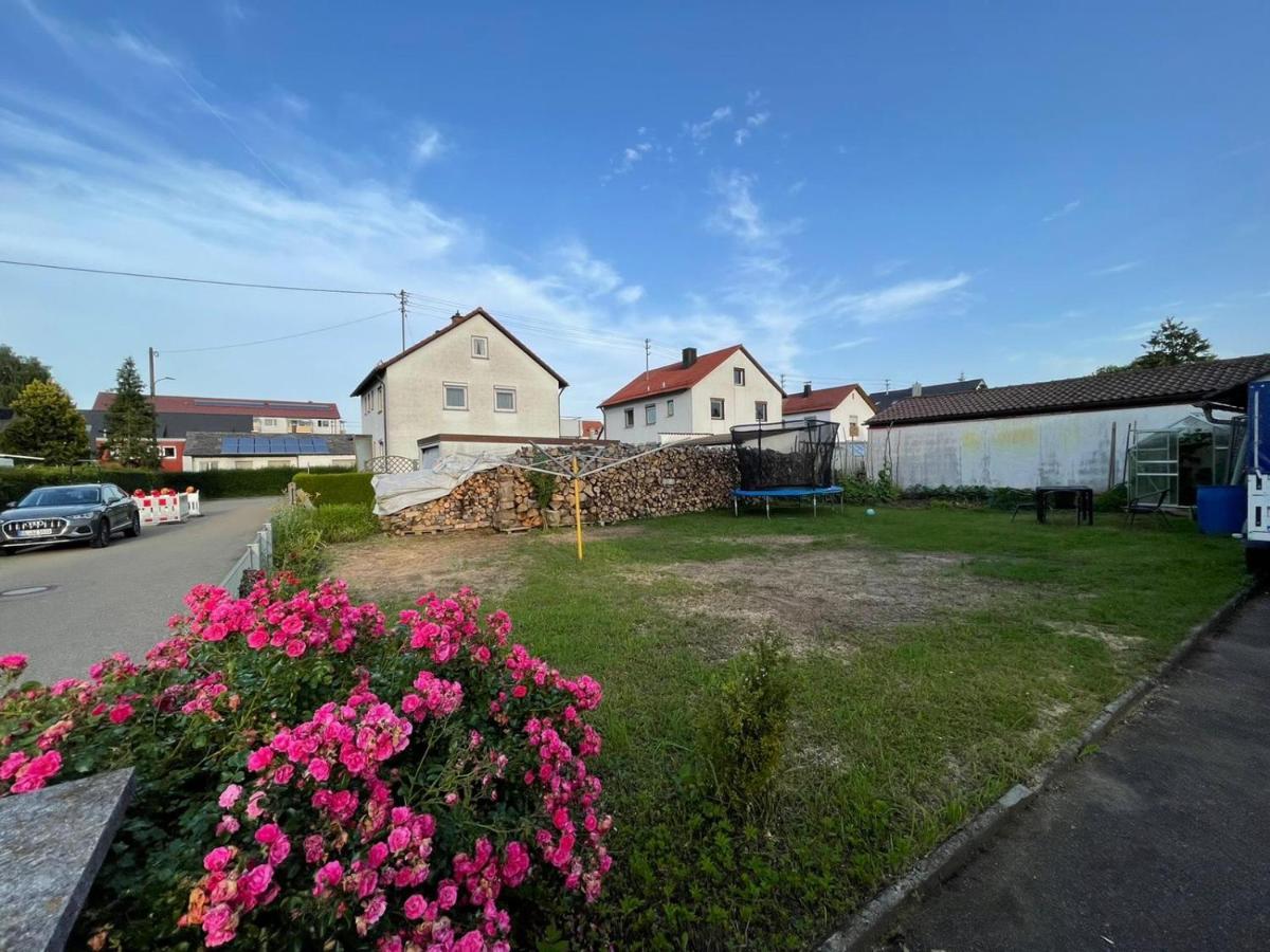 Guntia Apartment mit großem Garten Günzburg Exterior foto